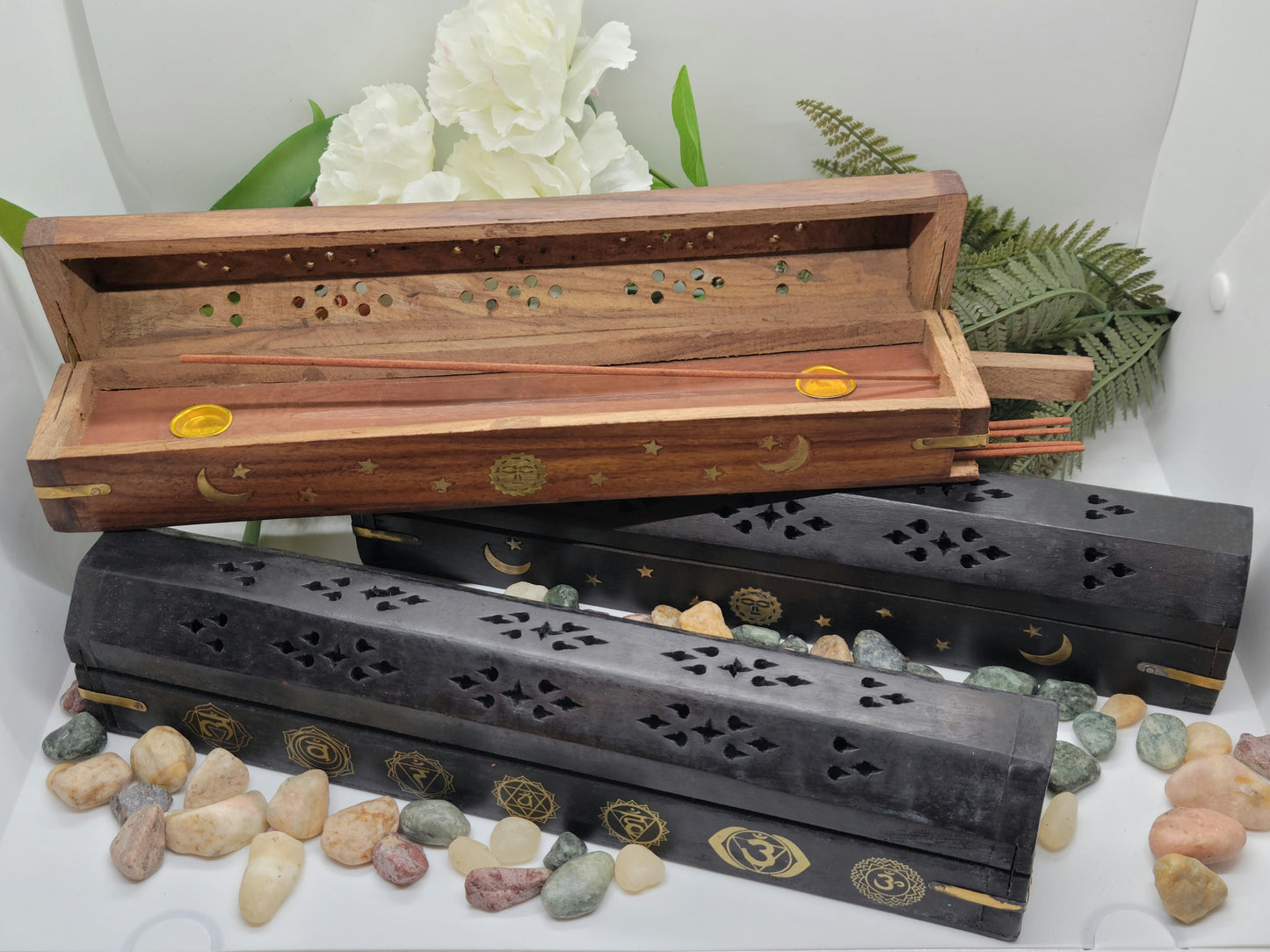 Wooden incense holder/burner