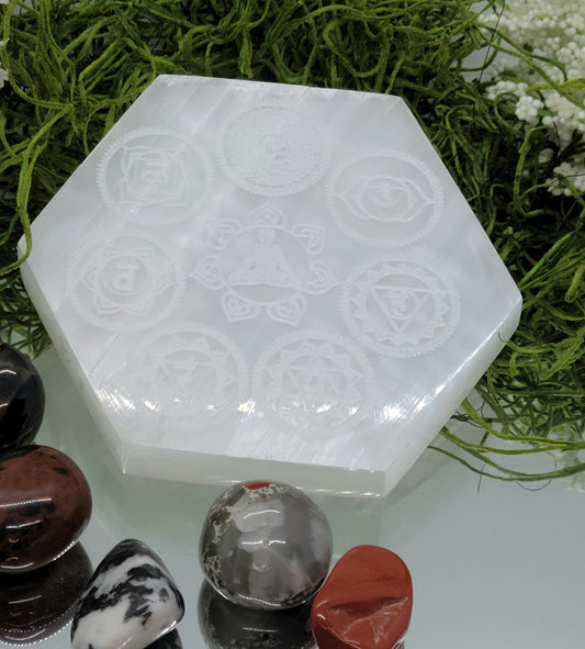 Etched Selenite charging plate