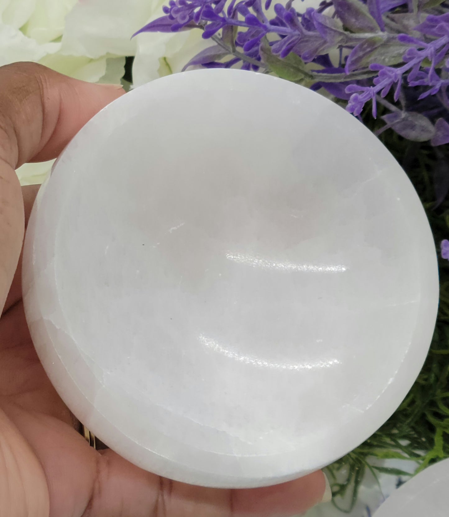 Selenite bowl