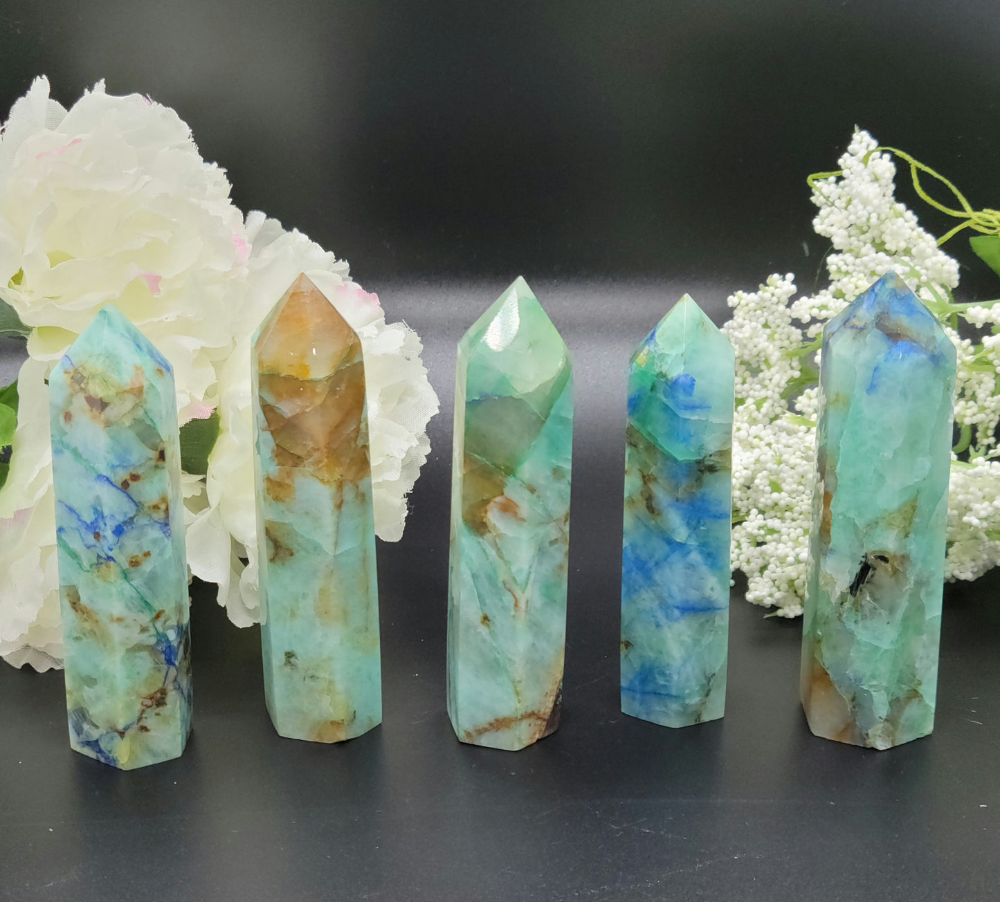 High Quality Chrysocolla points