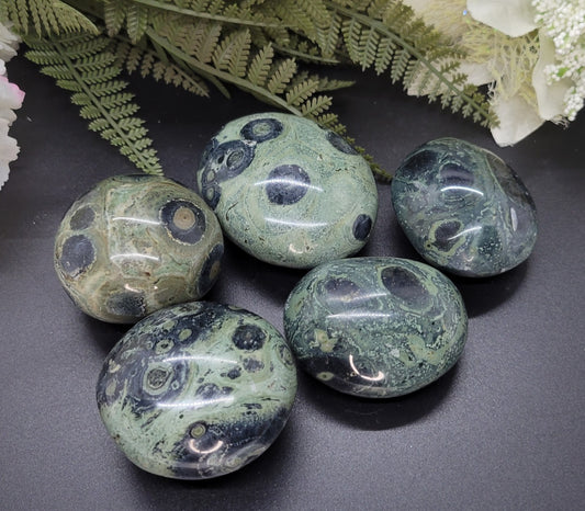 Kambaba Jasper palm stones