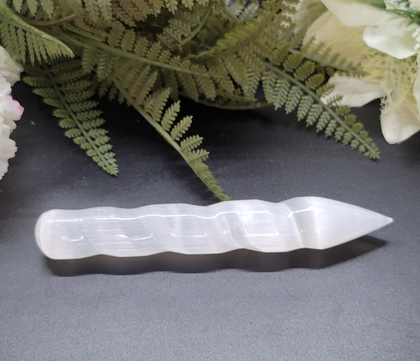 Selenite spiral wand