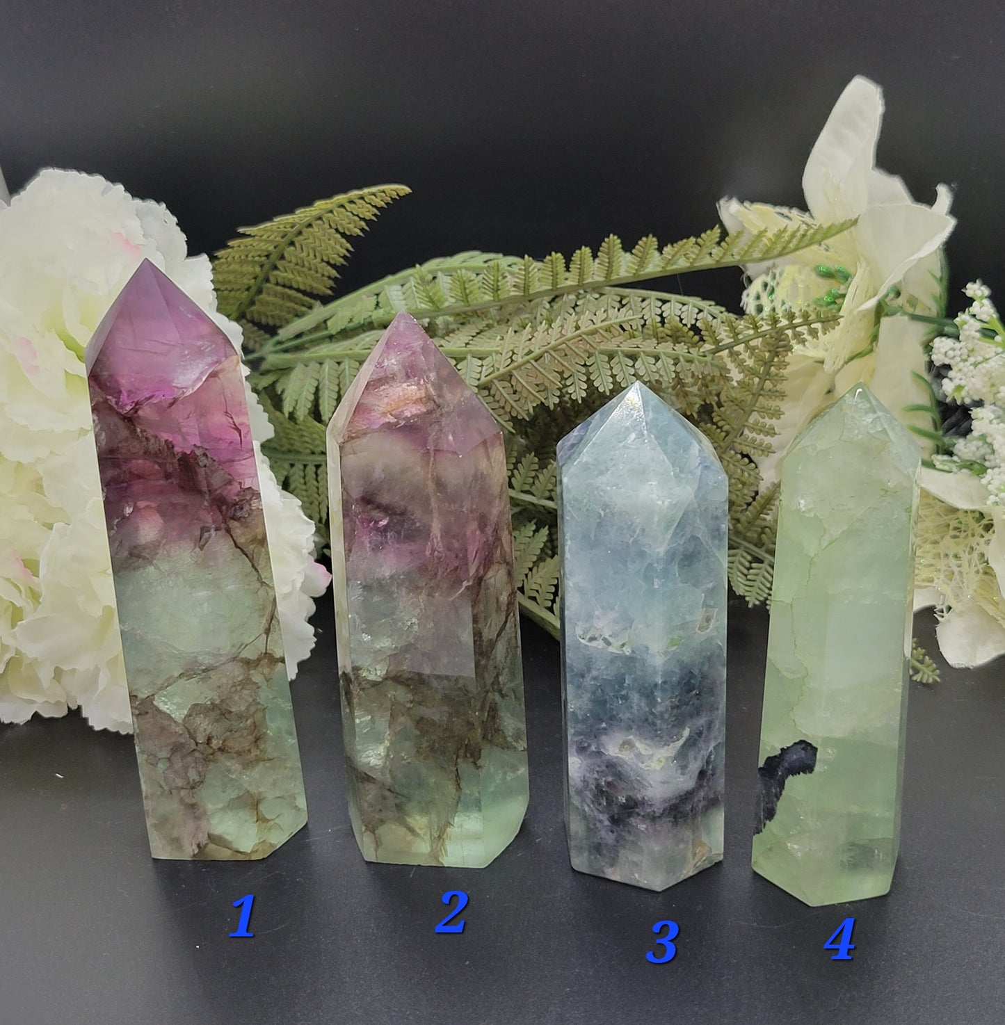 Fluorite towers