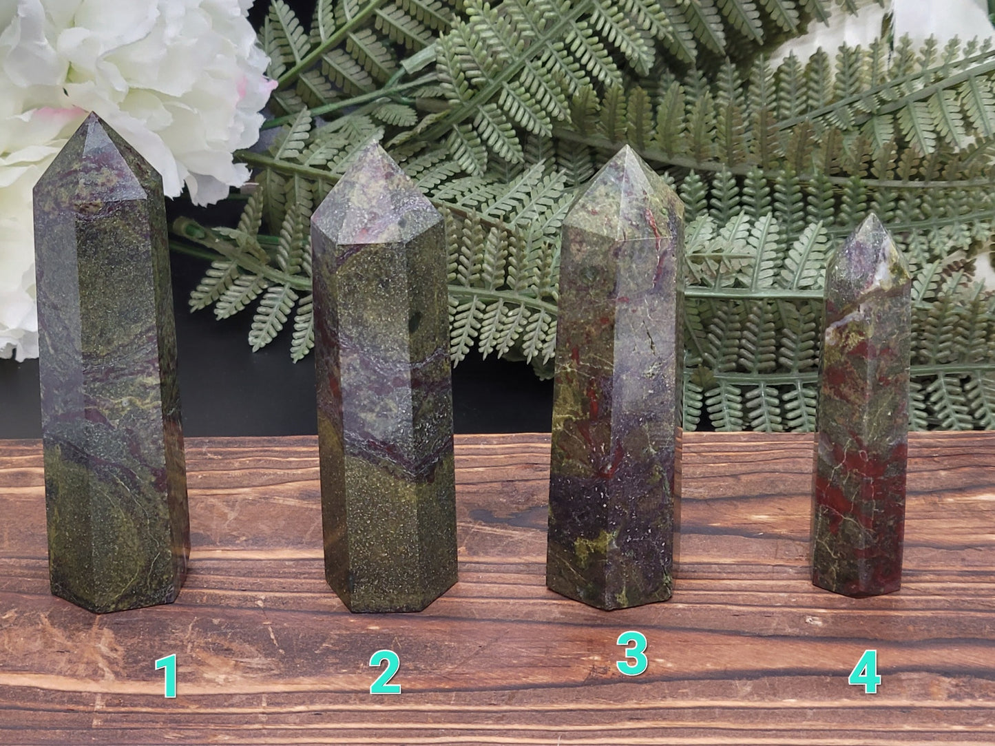 Dragonblood Jasper points